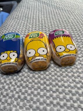 2019 Collectible Tic-Tac *The Simpsons* Marge, Homer, Bart Sealed